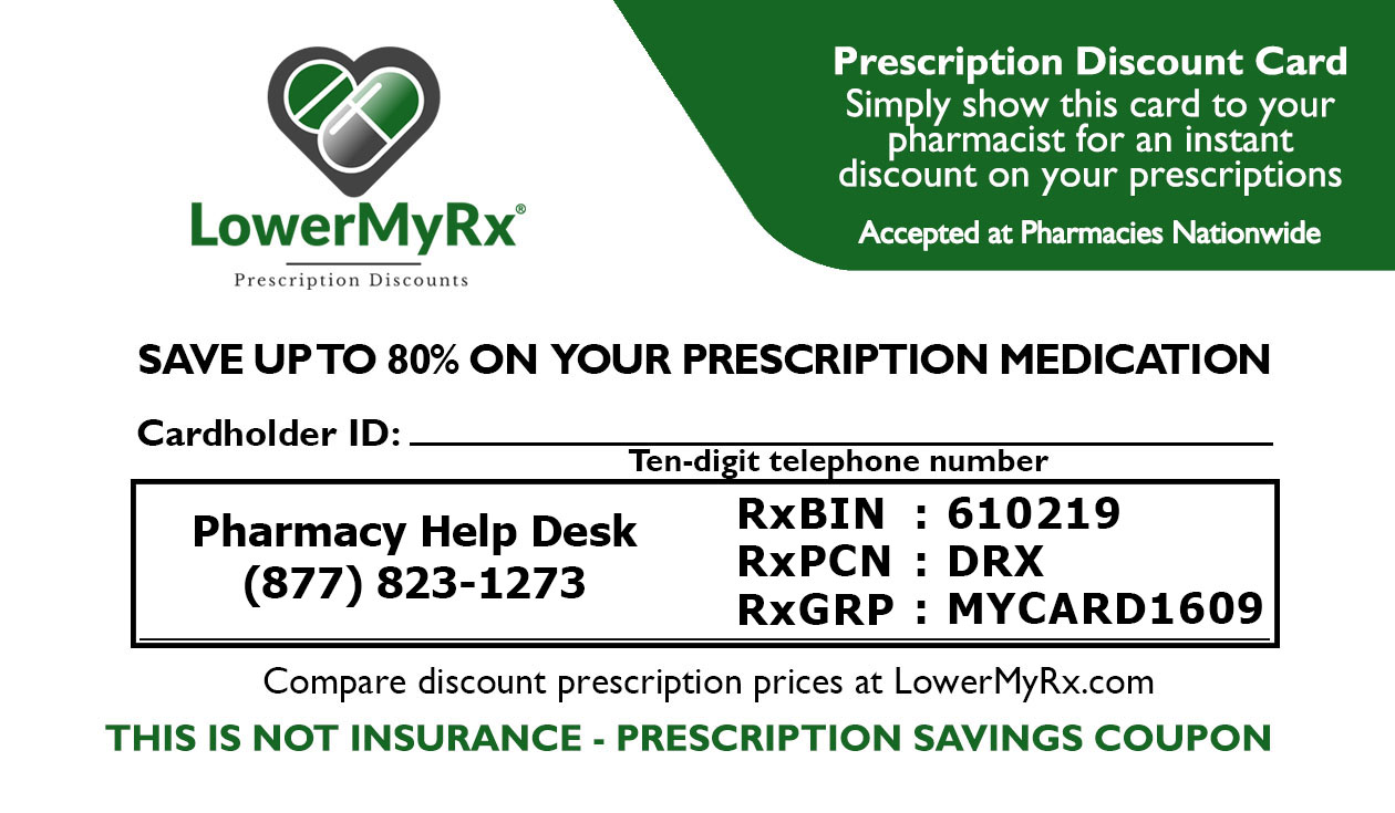 Prescription Discount Card - Instant Access • We Love Retirement