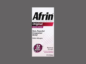 Afrin 12 Hour (Nasal Decongestant Spray) Coupon - Afrin-12-hour Medication