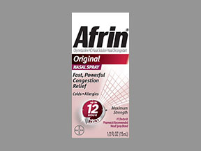 Afrin Original (Nasal Decongestant Spray) Coupon - Afrin-original Medication