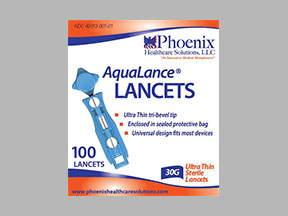 Aqualance Lancets 30g (Easy Comfort Lancets) Coupon - Aqualance-lancets-30g Medication