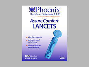 Assure Comfort Lancets 28g (Onetouch-Delica-Plus) Coupon - Assure-comfort-lancets-28g Medication