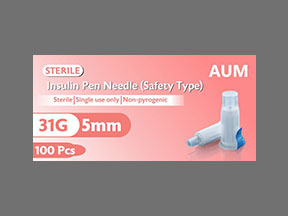 Aum Insulin Safety Pen Needle (BD Pen Needle Mini U/F) Coupon - Aum-insulin-safety-pen-needle Medication