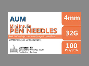 Aum Mini Insulin Pen Needle (BD Pen Needle Nano 2nd Gen) Coupon - Aum-mini-insulin-pen-needle Medication