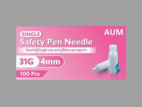 Aum Safety Pen Needle (Global Ease Inject Pen Needles) Coupon - Aum-safety-pen-needle Medication