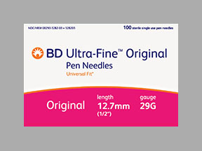 Bd Pen Needle Original U/F Coupon - Bd-pen-needle-original-u-f Medication