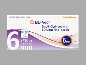 Bd Veo Insulin Syr U/F 1/2unit (TechLITE Insulin Syringe) Coupon - Bd-veo-insulin-syr-u-f-1-2unit Medication