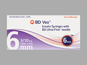 Bd Veo Insulin Syringe U/F (TechLITE Insulin Syringe) Coupon - Bd-veo-insulin-syringe-u-f Medication