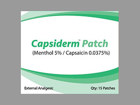 Capsiderm (CMX) Coupon - Capsiderm Medication