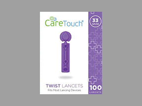 Caretouch Twist Lancets 33g (Easy Comfort Lancets) Coupon - Caretouch-twist-lancets-33g Medication