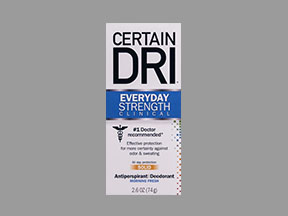 Certain Dri Everyday Strength Coupon - Certain-dri-everyday-strength Medication