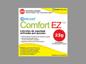 Clever Choice Lancets 23g (Easy Comfort Lancets) Coupon - Clever-choice-lancets-23g Medication