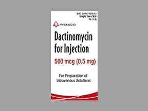 Dactinomycin Coupon - Dactinomycin Medication