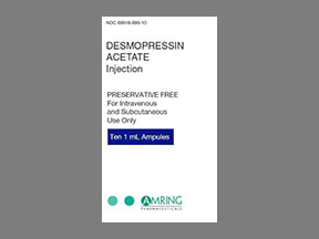 Desmopressin Acetate Pf (DDAVP Pf) Coupon - Desmopressin-acetate-pf Medication