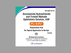 Dorzolamide Hcl-Timolol Mal Pf (Cosopt PF) Coupon - Dorzolamide-hcl-timolol-mal-pf Medication