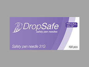 Dropsafe Safety Pen Needles (BD Pen Needle Short U/F) Coupon - Dropsafe-safety-pen-needles Medication