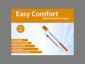 Easy Comfort Insulin Syringe (BD Insulin Syringe U/F) Coupon - Easy-comfort-insulin-syringe Medication