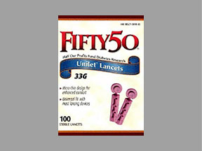 Fifty50 Unilet Lancets 33g (Easy Comfort Lancets) Coupon - Fifty50-unilet-lancets-33g Medication