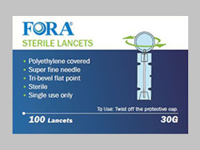 Fora Lancets (Easy Comfort Lancets) Coupon - Fora-lancets Medication