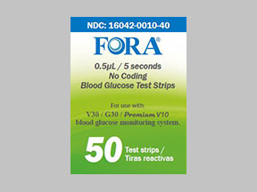 Fora V30a Blood Glucose Test (GE100 Blood Glucose Test) Coupon - Fora-v30a-blood-glucose-test Medication