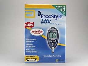 Freestyle Lite (GE100 Blood Glucose System) Coupon - Freestyle-lite Medication