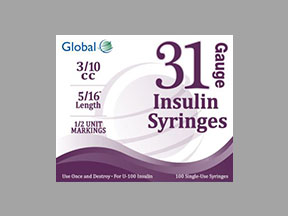 Global Easy Glide Insulin Syr (BD Insulin Syringe U/F) Coupon - Global-easy-glide-insulin-syr Medication