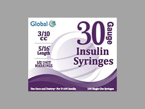 Global Insulin Syringes (BD Insulin Syringe U/F) Coupon - Global-insulin-syringes Medication