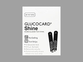 Glucocard Shine Test (GE100 Blood Glucose Test) Coupon - Glucocard-shine-test Medication