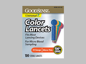 Goodsense Lancets 33g Univ (Onetouch-Delica-Plus) Coupon - Goodsense-lancets-33g-univ Medication