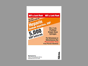 Heparin Sodium (Porcine) Pf Coupon - Heparin-sodium-porcine-pf Medication