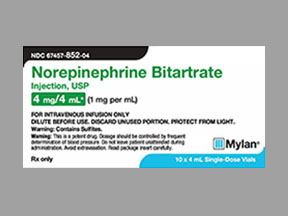 Norepinephrine Bitartrate (Levophed) Coupon - Norepinephrine-bitartrate Medication