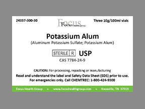 Potassium Alum Coupon - Potassium-alum Medication