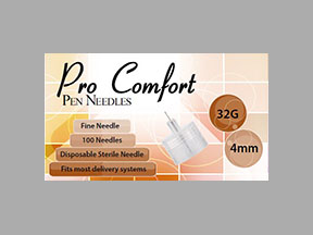 Pro Comfort Pen Needles (BD Pen Needle Nano 2nd Gen) Coupon - Pro-comfort-pen-needles Medication