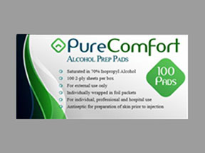 Pure Comfort Alcohol Prep (BD Swab Single Use Regular) Coupon - Pure-comfort-alcohol-prep Medication