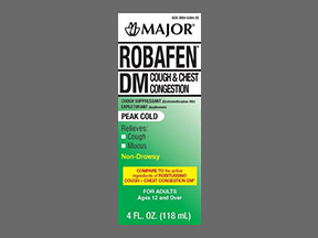 Diabetic Tussin Dm Max St (guaiFENesin-DM) Coupon - Robafen-dm-cgh-chest-congest Medication