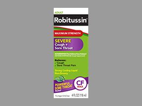 Robitussin Severe Cgh/Sr Thrt Coupon - Robitussin-severe-cgh-sr-thrt Medication