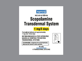 Transderm-Scop (Scopolamine) Coupon - Scopolamine Medication