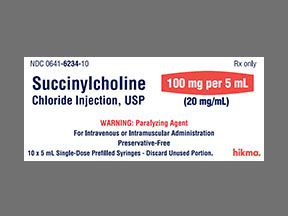 Succinylcholine Chloride (Quelicin) Coupon - Succinylcholine-chloride Medication