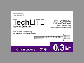 Techlite Insulin Syringe (BD Insulin Syringe U/F) Coupon - Techlite-insulin-syringe Medication