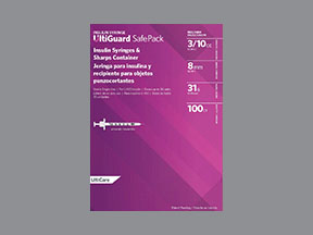 Ultiguard Safepack Syr/Needle (TechLITE Insulin Syringe) Coupon - Ultiguard-safepack-syr-needle Medication