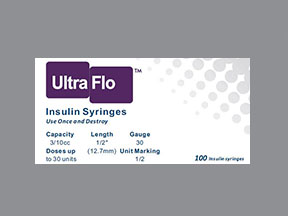 Ultra Flo Insulin Syr 1/2 Unit (TechLITE Insulin Syringe) Coupon - Ultra-flo-insulin-syr-1-2-unit Medication