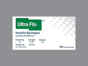 Ultra Flo Insulin Syringe (TechLITE Insulin Syringe) Coupon - Ultra-flo-insulin-syringe Medication