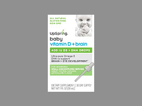 Upspring Baby Vit D + Brain (Omega-3 + Vitamin D3 Ultra Str) Coupon - Upspring-baby-vit-d-brain Medication