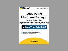 Uro-Pain Maximum Strength (FT Urinary Pain Relief Max Str) Coupon - Uro-pain-maximum-strength Medication