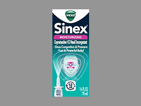 Vicks Sinex Moisturizing (12 Hour Nasal Decongestant) Coupon - Vicks-sinex-moisturizing Medication