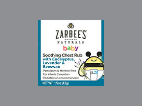 Zarbees Sooth Chest Rub Baby (Methagual) Coupon - Zarbees-sooth-chest-rub-baby Medication