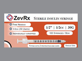 Zevrx Insulin Syringe (BD Insulin Syringe U/F) Coupon - Zevrx-insulin-syringe Medication