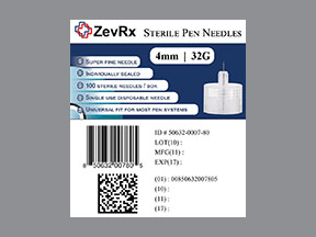 Zevrx Pen Needles (BD Pen Needle Nano 2nd Gen) Coupon - Zevrx-pen-needles Medication