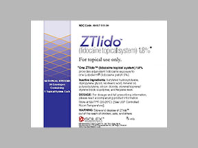 Ztlido Coupon - Ztlido Medication